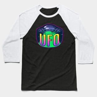 UFO. Flying saucer. Aliens. Baseball T-Shirt